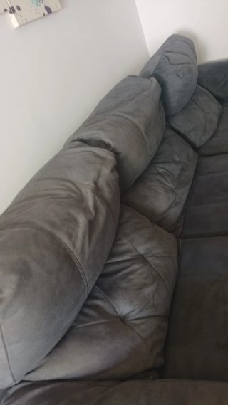 Sofá Chaiselongue Gris 3m