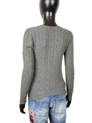 Ralph Lauren Maglione Donna M Lana Cashmere Grigio