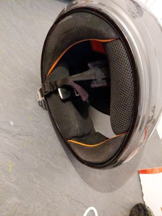 Casco de moto NZI gris