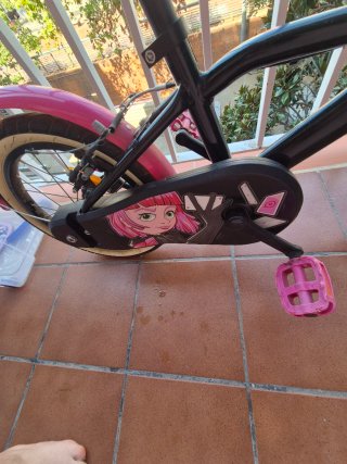 Bicicleta niña Btwin rosa