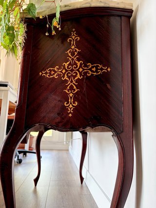 Cómoda Luis XV Mármol y Madera