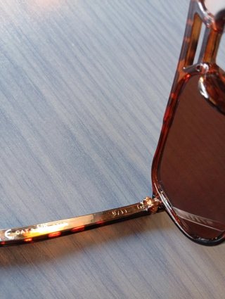 Gafas de sol aviador marrones