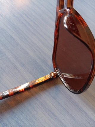 Gafas de sol aviador marrones