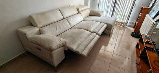 Sofá Chaise Longue Eléctrico Reclinable + Arcón