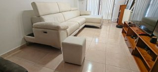 Sofá Chaise Longue Eléctrico Reclinable + Arcón