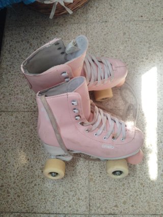 Patines rosas 4 ruedas