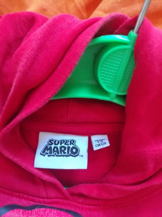 Felpa Super Mario Bambino Rossa