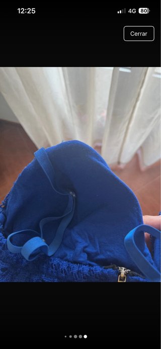 Vestido de fiesta azul