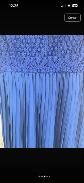 Vestido de fiesta azul