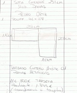 Sofá modular beige y blanco