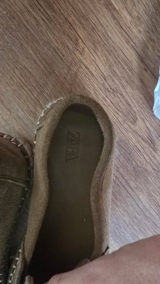 Zapatos Zara Ante Marrones Talla 41