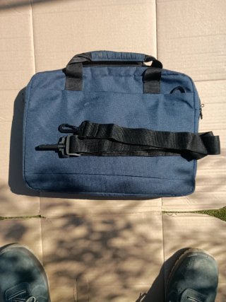 Maletín Samsonite azul-naranja