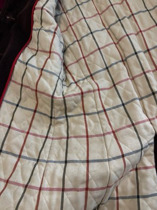 Abrigo / Chaquetón de Pana Marrón Thomas Burberry