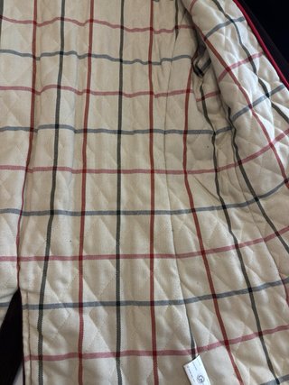 Abrigo / Chaquetón de Pana Marrón Thomas Burberry