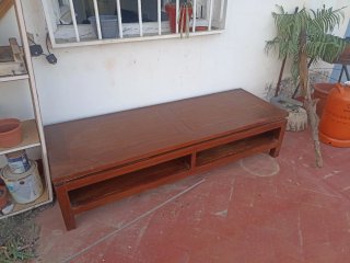 Mueble TV madera marrón