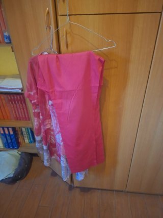 Canotta e spolverino fantasia e pantalone