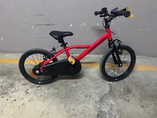 Bicicleta infantil roja