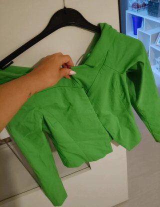 Blusa Zara verde