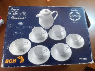 Juego de café Renacimiento porcelana