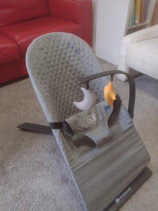 Hamaca bebé Kinderkraft MIMI gris