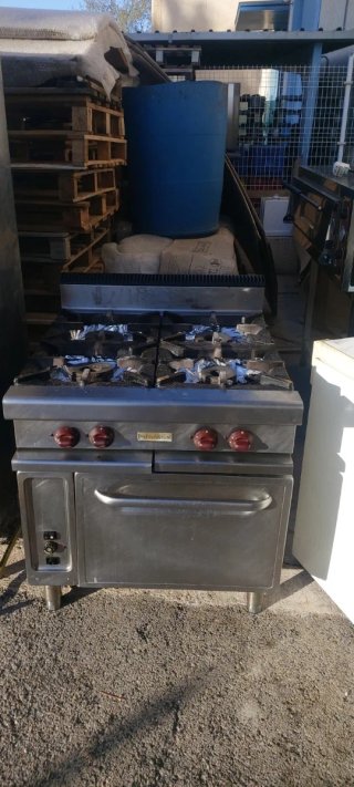 Cocina Profesional Eurast 4 Fuegos