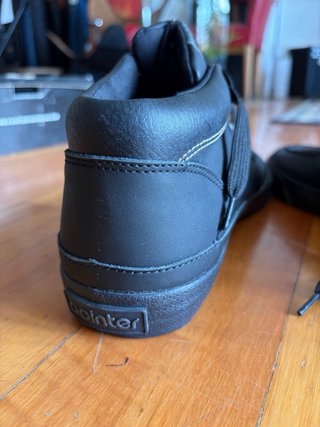 Zapatos Pointer Cuero Hombre Negro