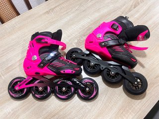 Patines en línea Belloni profesionales rosas