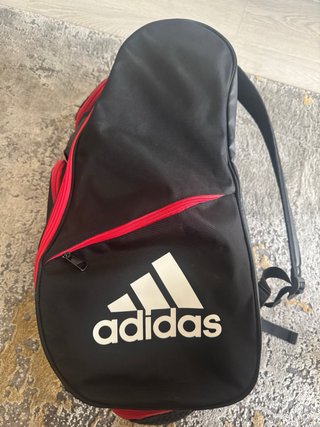 Paletero Adidas Negro/Rojo