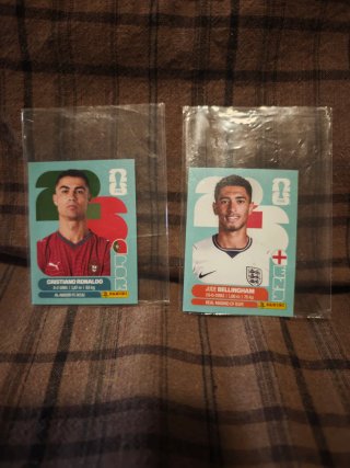 Cromos Mundial 2026 Cristiano Ronaldo y Bellingham