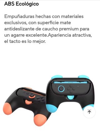 Carcasa Mando Nintendo Switch 2 Azul/Naranja