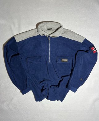 Polar Napapijri Azul y Gris Talla XL