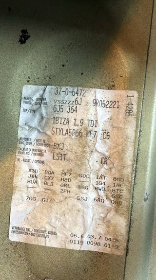 489587 airbag guida seat ibiza (6j5) reference