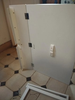 Mesa plegable Norberg blanca