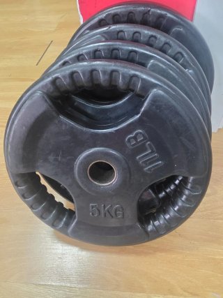Lote 4 Discos Pesas de 10kg y 4 discos de 5kg