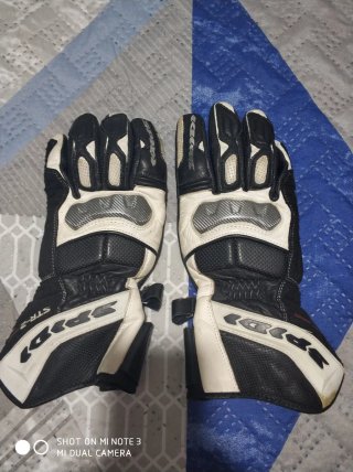 Guantes Moto Spidi STR-2 Negro/Blanco