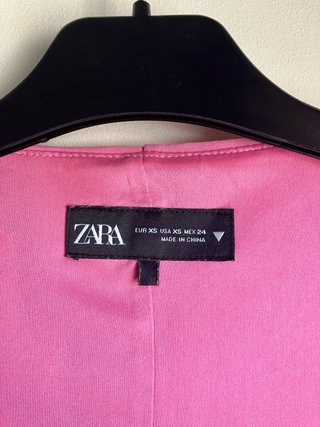 Top Zara Fucsia