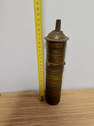 Antiguo Molinillo café latón otomano vintage 24cm