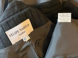 Blazer Felipe Varela Gris Rayas