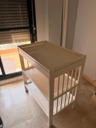 Cambiador bebé IKEA Gulliver blanco