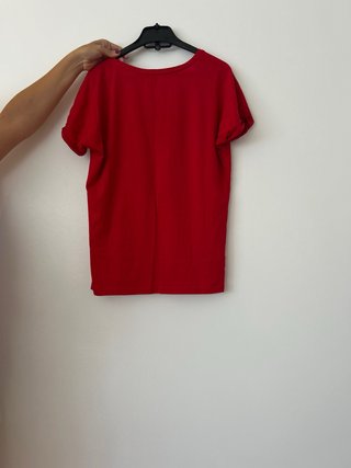 Camiseta Pull&Bear Roja Talla M