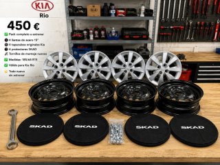 Pack 4 Llantas Acero Kia Rio 15” Nuevas