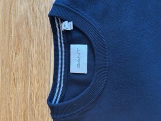 Jersey fino GANT azul marino