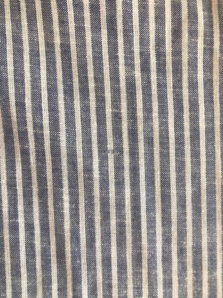 Camisa Tommy Hilfiger L Lino Rayas Manga Larga