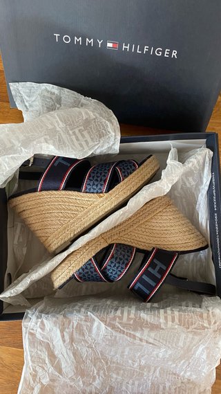Sandalias Cuña Tommy Hilfiger Talla 36
