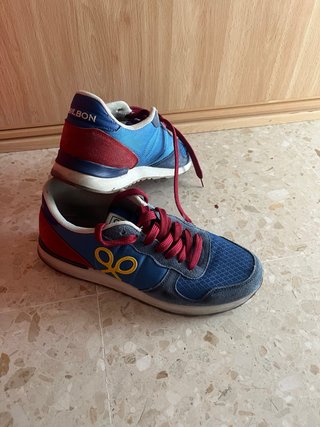 Zapatillas Silbon Azul y Rojo Talla [Talla]