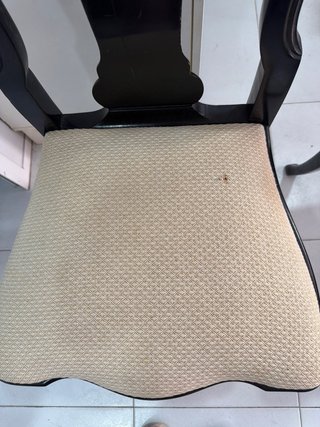 Juego de 2 sillas de comedor negras
