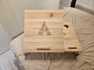 Mesa plegable de madera handmade