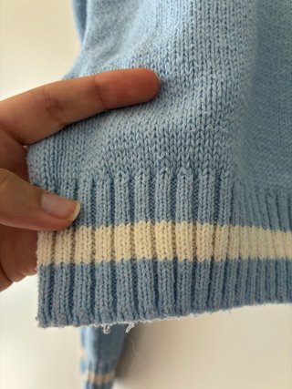 Jersey azul con estrella blanca