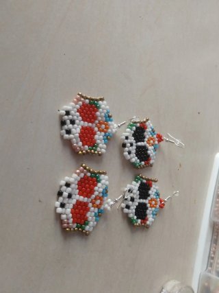 Pendientes Catrina Hechos a Mano