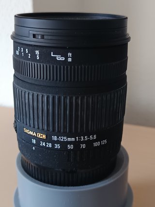 Objetivo Sigma DC 18-125mm Canon AF